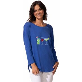 Escape by Habitat Women's Cocktails High Low Tee - 52104 in Saudi Arabia