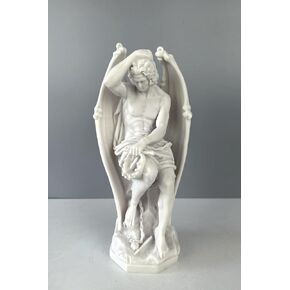Genius of Evil Sculpture, 10.2"/26cm, Le Génie du Mal Bust Statue, Lucifer Sculpture Art, Statue Decor in Saudi Arabia