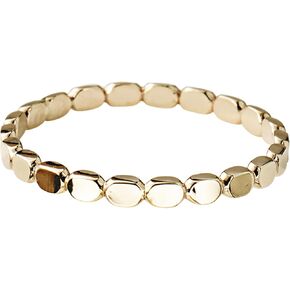 LUKRAY Oval Link Stacking Ring for Women, Highly Polished 14K Gold-Filled | S925 Sterling Silver Band in Saudi Arabia