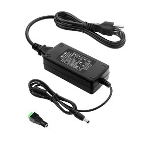 ALITOVE DC 12V 5A Power Supply Adapter Converter Transformer AC 100-240V input with 5.5x2.5mm DC Output Jack for 5050 3528 LED Strip Module Light in Saudi Arabia