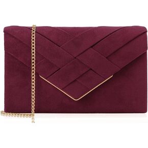 Women's Velvet Clutch Evening Bag Purses for Women Formal Chain Shoulder Handbag in Saudi Arabia