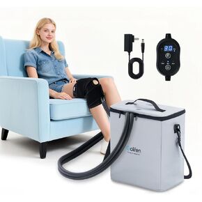 Cold Therapy Machine with Programmable Timer, Cryotherapy Pain Relief with Compression Pad, Portable Ice Machine for Knee After Surgery in Saudi Arabia