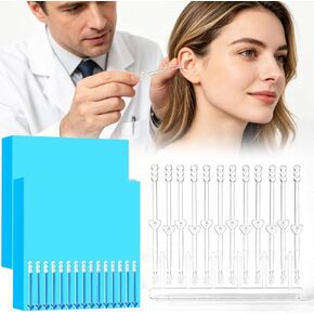 Earwax Removal Adhesive Swabs Ear Wax Removal Tool, 48 Pcs Sticky Ear Cleaning Stick with Dust Cover, 2026 Upgraded Reusable Earwax Cleaner Tool in Kuwait
