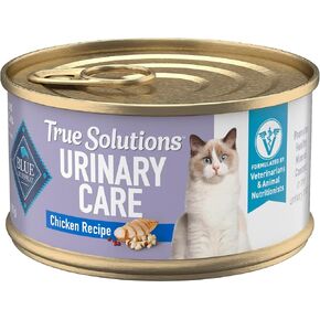 Blue Buffalo True Solutions Urinary Care Wet Cat Food, Urinary Tract Formula with Chicken, 3.0-oz. Cans (24 Count) in Kuwait