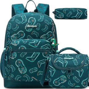 Boys Backpack for School Backpack for Kids Backpacks for Boys with Lunch Bag Set Bookbag for Kids 8-12 Back to School Supplies for Elementary Middle Toddler Student in Saudi Arabia