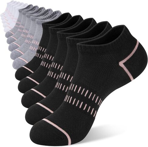 eallco 15 Pairs Ankle Socks for Women Thin Breathable Casual Low Cut Socks in Saudi Arabia