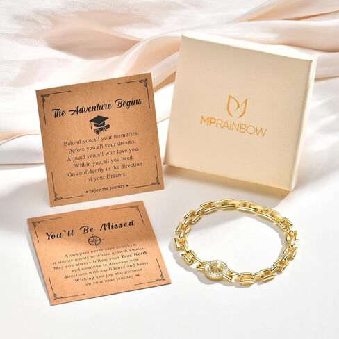 2026 Graduation Gifts Bracelets Jewelry - Graduation Bracelet for Her,College Graduate High School Class Of 2026 Gift Women Trendy Jewelry, To Daughter Niece Friends Gold Bracelet Chain Rope for Women in Saudi Arabia