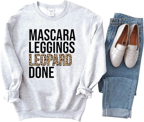 Mascara Leggings Leopard Done cute oversized cheetah top leopard print shirt retro sweatshirt in Saudi Arabia