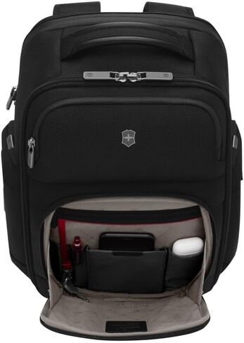 Victorinox Werks Traveler 7.0, Deluxe Backpack, Backpack with 15.6'' Laptop and 11'' Tablet Compartment, Black in Kuwait