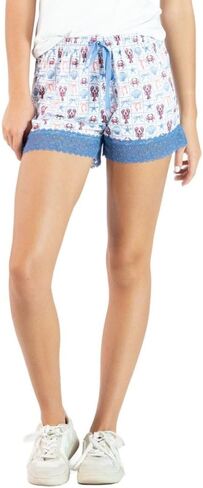PJ Lounge Shorts With Lace Trim in Kuwait