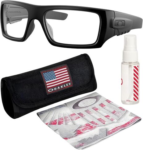 Oakley DET CORD INDUSTRIAL - SAFETY GLASS OO9253 نظارة شمسية مستطيلة الشكل مع مجموعة النظارات الرسمية in Kuwait