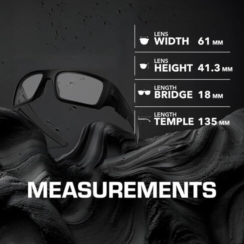 Oakley DET CORD INDUSTRIAL - SAFETY GLASS OO9253 نظارة شمسية مستطيلة الشكل مع مجموعة النظارات الرسمية in Kuwait