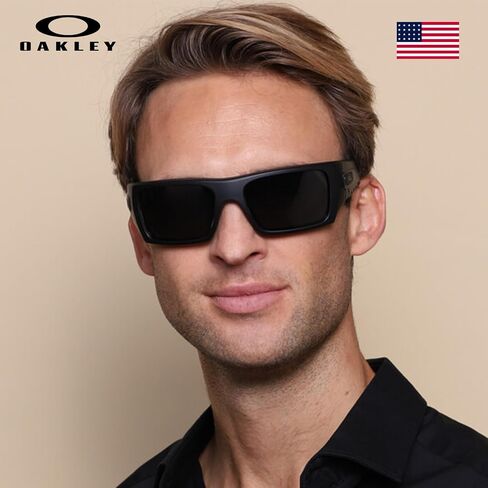 Oakley DET CORD INDUSTRIAL - SAFETY GLASS OO9253 نظارة شمسية مستطيلة الشكل مع مجموعة النظارات الرسمية in Kuwait