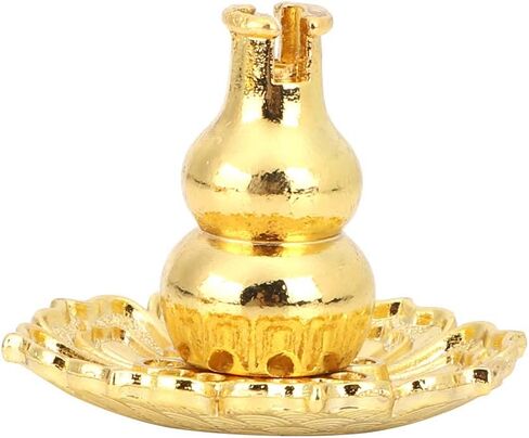 حامل عصا البخور اللوتس، مبخرة سبيكة نحاسية، حامل بخور عتيق على شكل زهرة متعددة الفتحات، حامل بخور عصا اللوتس مع صائد رماد قابل للفصل in Kuwait