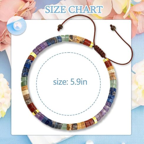 Healing Crystals Inspirational Gifts for Women Pulseras Para Mujer Beaded Bracelets for Women Crystal Bracelets Chakra Bracelet Inspirational Spiritual Gifts for Women Pulsera Roja De Protection Mujer in Kuwait