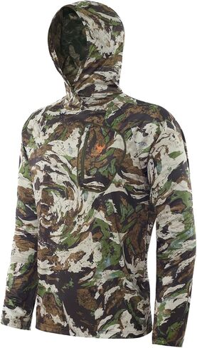 Men’s Lightweight Camo Hunting Hoodie Shirt – UPF 50+ Sun Protection, Quick-Dry, Breathable in Saudi Arabia