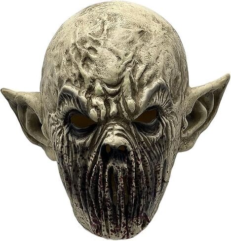 Silent Devil Latex Mask, Horror Monster Zombie Mask for Halloween Cosplay Party Props in Saudi Arabia