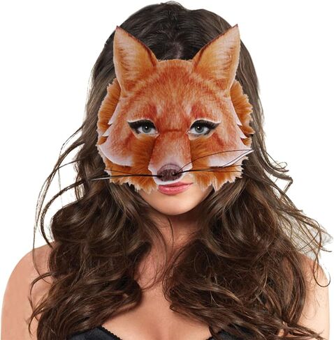 GabeFish Fox, Bunny, Cheetah, Owl Latex Masks for Party, Masquerade, Halloween, Festival, 4 PCS Half Face Animals Masks Bulk in Saudi Arabia