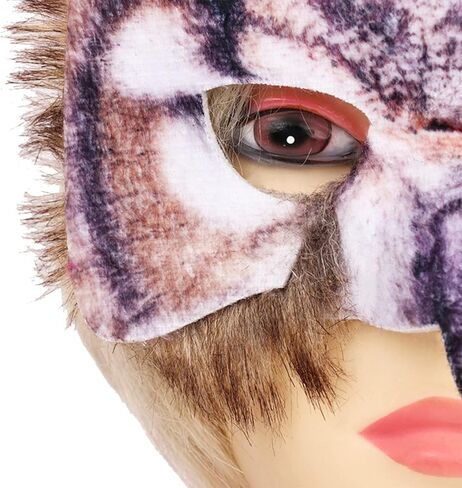 GabeFish Fox, Bunny, Cheetah, Owl Latex Masks for Party, Masquerade, Halloween, Festival, 4 PCS Half Face Animals Masks Bulk in Saudi Arabia