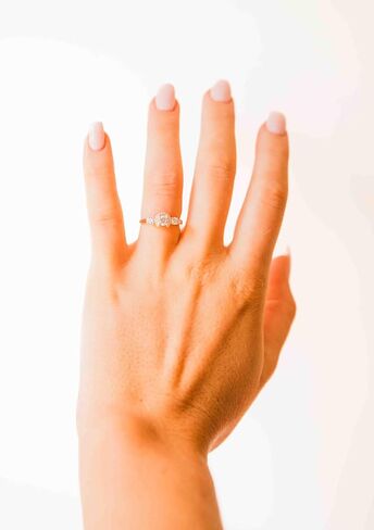 Kelly Herd Horseshoe Ring | Sterling Silver Jewelry | Western Ring for Women with Cubic Zirconia Stones in Kuwait