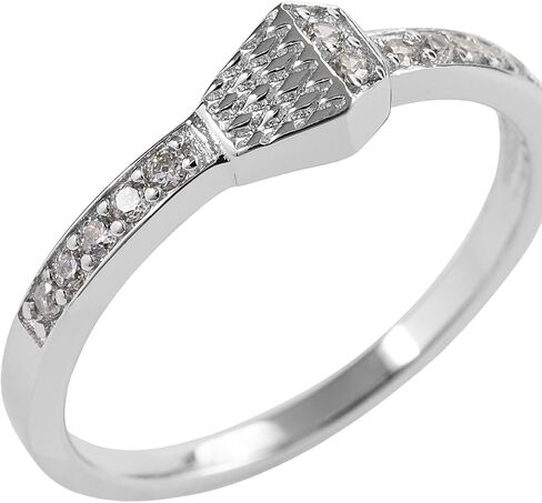Kelly Herd Horseshoe Ring | Sterling Silver Jewelry | Western Ring for Women with Cubic Zirconia Stones in Kuwait