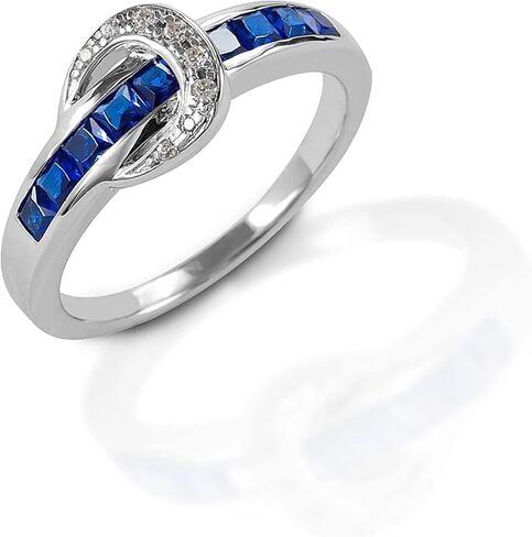 Kelly Herd Horseshoe Ring | Sterling Silver Jewelry | Western Ring for Women with Cubic Zirconia Stones in Kuwait