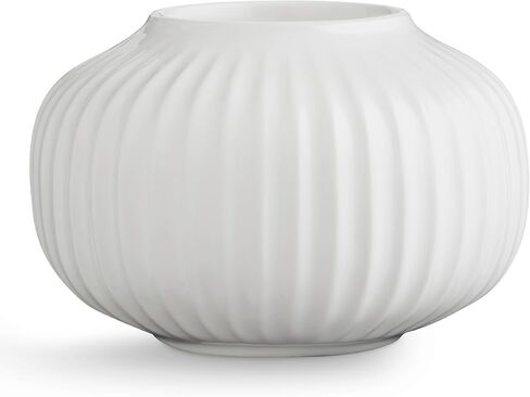 Kahler Hammershoi Tealight Holder | White Porcelain | 3.9 Inch in Saudi Arabia