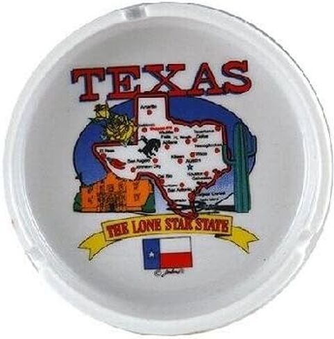 Texas State Map Ashtray in Kuwait