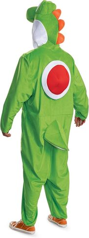 Super Mario Yoshi Costume for Adults, Official Nintendo Yoshi Hooded Jumpsuit in Saudi Arabia