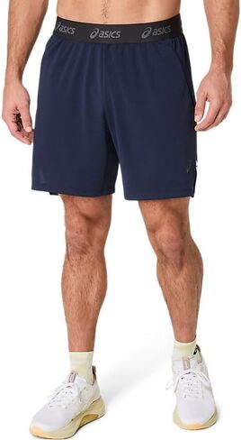 ASICS Men's ACTIBREEZE VENTED KNIT 7IN SHOR TRAINING Apparel in Kuwait