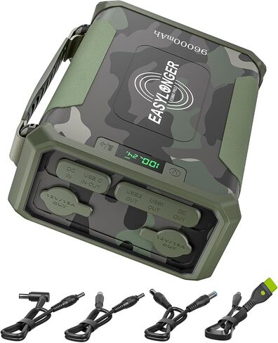 EASYLONGER ES960 PRO CPAP Battery Pack 297.6Wh High Capacity CPAP Power Supply for Camping, Portable Power Station for ResMed AirSense 11/10, AirCurve 11/10, AirMini, Luna TravelPAP, DreamStation in Saudi Arabia