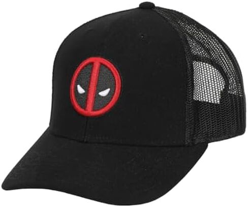 قبعة سائق الشاحنة الشبكية الكلاسيكية للكبار من Deadpool باللون الأسود in Kuwait