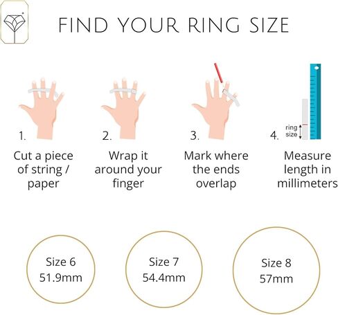 MAX + STONE Solid 10K Gold Triple Wave Ring for Women | Hypoallergenic Real 10 Karat Yellow Gold Wave Ring | Anti-Tarnishing Dainty Rings for Women Size 6 to 8 in Saudi Arabia