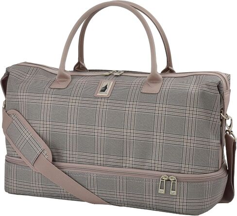 London Fog Brentwood IV 20" Drop Bottom Duffel, Rose Charcoal in Kuwait