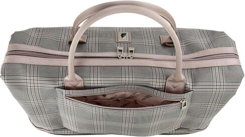 London Fog Brentwood IV 20" Drop Bottom Duffel, Rose Charcoal in Kuwait