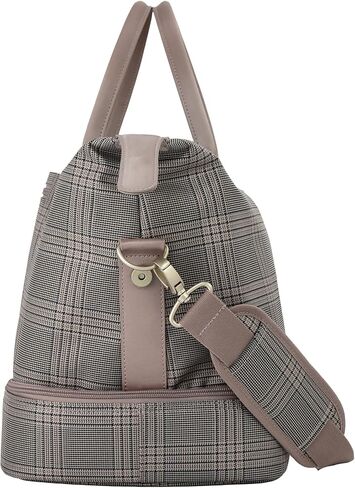 London Fog Brentwood IV 20" Drop Bottom Duffel, Rose Charcoal in Kuwait