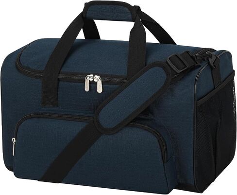 25L Small Gym Sport Duffle Bag - 17 Inch Weekender Overnight Bag for Travel, Workout, Fitness - Black in Saudi Arabia
