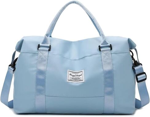 Travel Duffel Bag – Weekender Gym Tote with Roll-Top Closure & Adjustable Shoulder Strap for Women in Kuwait