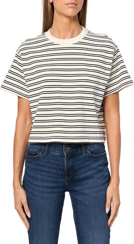 Velvet by Graham & Spencer Women's Brissa Vintage Stripe Terry Tee in Saudi Arabia