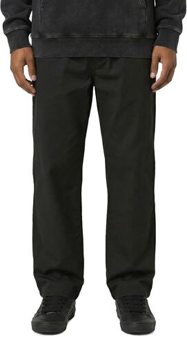 بنطال Vans الكلاسيكي Ewaist للرجال - مقاس مريح، حزام خصر مطاطي، 100% قطن، ملابس سفلية كاجوال للصيف والربيع in Kuwait