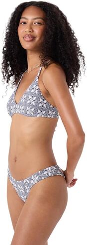 Roxy Women's Athletic Triangle Top & Cheeky Scoop Bottom Bikini Set – Quick-Dry, UPF 50+, Adjustable, Supportive in Kuwait