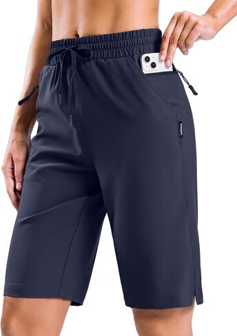 G Gradual 7" 9" 11" Women's Hiking Shorts 4 Pockets Lightweight Quick Dry Cargo Shorts Water Resistant Golf Summer Walking in Kuwait