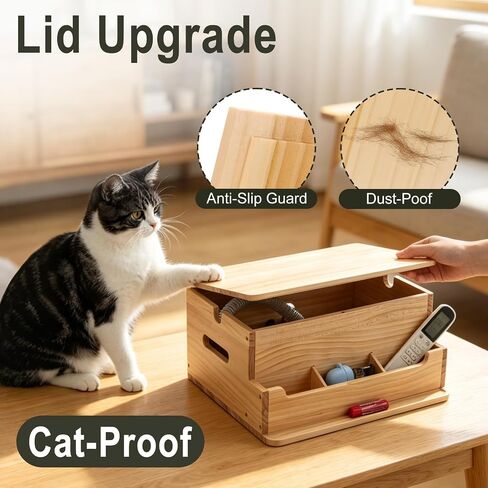 Wood CPAP Storage Box for Nightstand, Bedside CPAP Stand to Hide and Organize Your Machine, Travel CPAP Supplies Organizer for ResMed AirSense 11/10, Hose & Cable Management in Saudi Arabia
