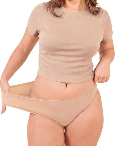 Pixie Organic Cotton Gusset Period Underwear – Best Leakproof Panties with BloatFit™ Technology – Ultra Soft Nude in Saudi Arabia
