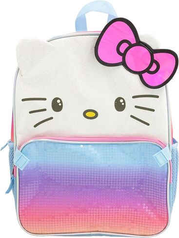 Sanrio Hello Kitty Backpack 3 Piece Set for Girls | 16" Bookbag, Insulated Lunch Box & Pencil Case | Pink Hello Kitty School Supplies, Kids, Toddlers, Teens | Cute Travel Daypack, Ages 3+ in Kuwait