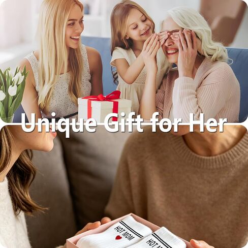Mothers Day Gifts for Mom Wife from Daughter Son Kids, Mother’s Day Gifts, Birthday Christmas Thanksgiving Gift Ideas for Mom, Funny Socks Gift in Saudi Arabia