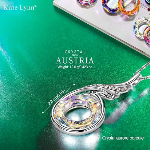 Kate Lynn Rising Phoenix Earrings Necklace Jewelry Set in Kuwait