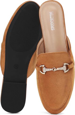 Womens Mules Flats 2026: Comfortable Closed Toe Dressy Slip On Shoes Backless Slides Loafers for Casual Business Work in Saudi Arabia