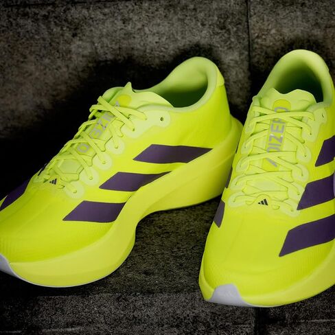 Adidas Men's Adizero EVO SL Woven M Solar yellowAurora Plum/Powder Plum 10 US in Kuwait