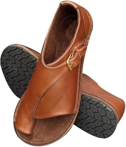 Comfy Split Toe Walking Sandals Bunion Corrector for Women Big Toe, Summer Outdoor Sandals for Women Bunion Relief in Kuwait